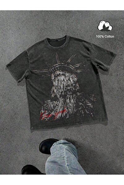 bellanova Unisex Oversize Printed T-Shirt Premium Comfort