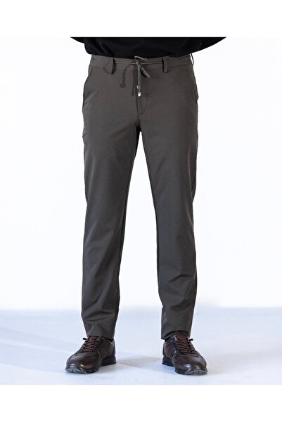 Erkek Pantolon Jogger Yan Cep Fermuarlı