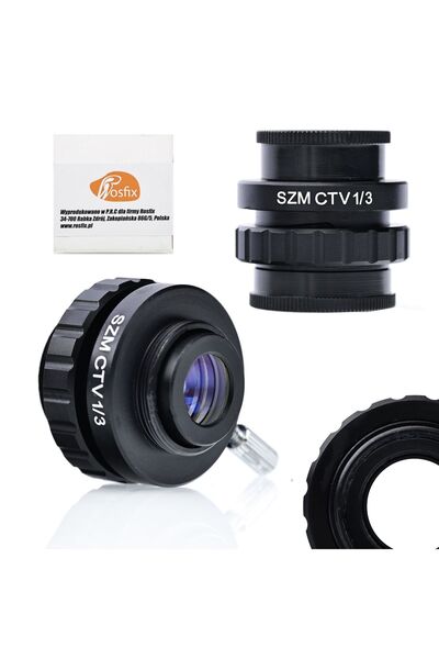 Rosfix Adaptor 1/3CTV pentru cameră de microscop stereo