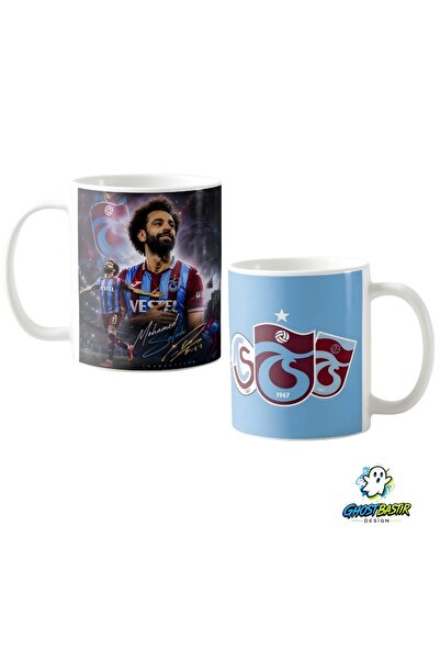 Ghostbastır Design كأس محمد صلاح باللون الأزرق العنابي |   قطعة واحدة K0499