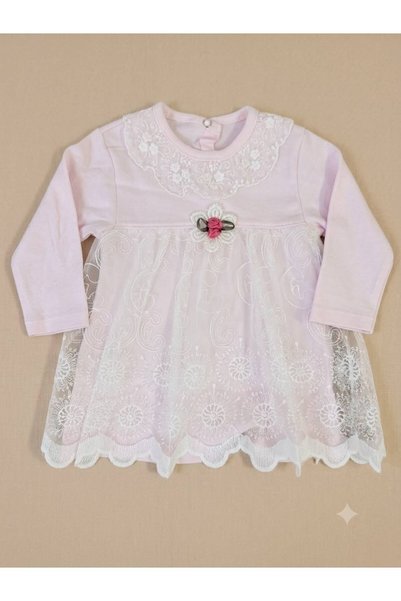Roya Newborn Baby 7 Piece Set - 100% Cotton Compact Turkish Textile with Luxury Lace Detail