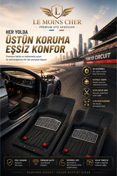Le Moins Cher Mitsubishi L200 Storm Havuzlu Oto Paspası Kaymaz Taban Dayanıkl...