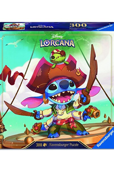 RAVENSBURGER Puzzle Disney Lorcana Stitch Alienul Pirat 300