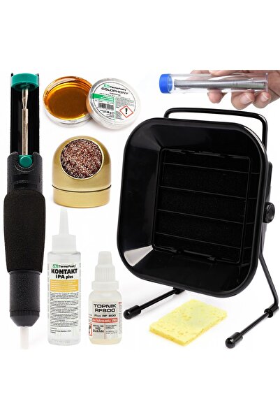 TECHREBAL 493 extractor de fum + extractor negru + accesorii