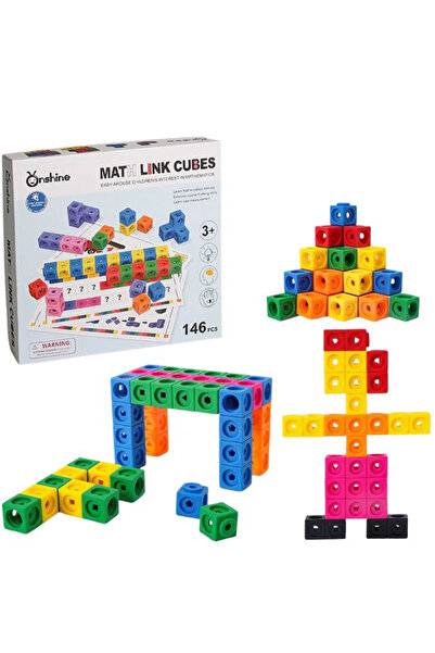 OEM Set cuburi matematice 144 piese pentru învățare STEM și dezvoltare logică...