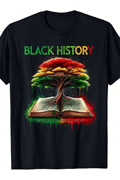 21JNRY Inspires Future: African American History-Shirt| Retro Round Neck, Sli...