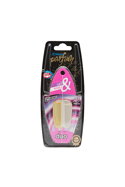 PALOMA Odorizant auto cu parfum Duo Trandafir și Crin, 2 x 3 ml