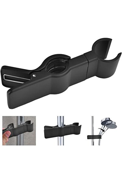 Generic Brand Suport duseta negru aliaj zinc, fara unelte, bare 20-29mm, pern...