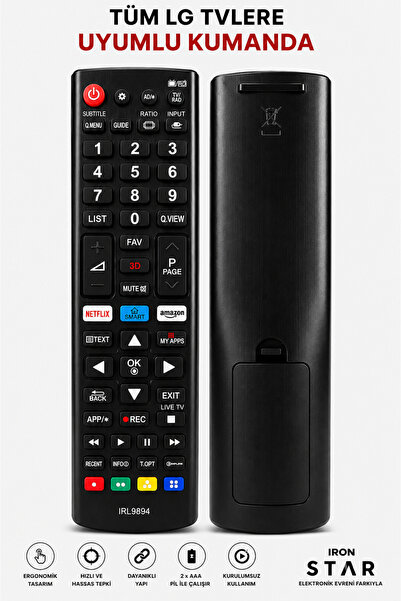 LG kumandası / TV kumandası / televizyon kumandası / TV uyumlu kumanda / akıl...
