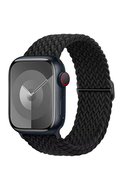 Choice38 38mm 40mm 41mm 26 Black Braided Solo Loop For watch Ultra band 40mm ...
