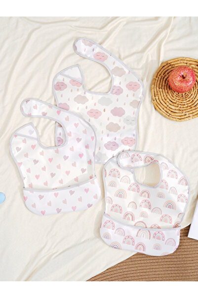 Choice3 SMT2127-B13 3 Pack Baby Bibs with Reversible Pocket, SuperBib Baby an...