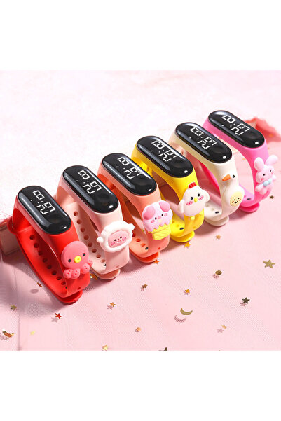 Choice CT-baideng-6pcs 6pcs LED Kids Watches for Girls 3D Cartoon Rabbit ice-...