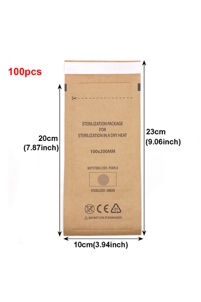 choice2 100pcs(100X200MM) 50/100pcs Disposable Sterilization Disinfection Bag...