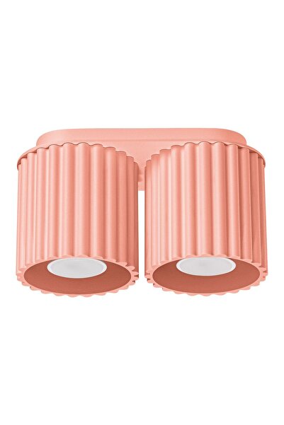 SOLLUX Lampă de tavan AURA 2 peach GU10