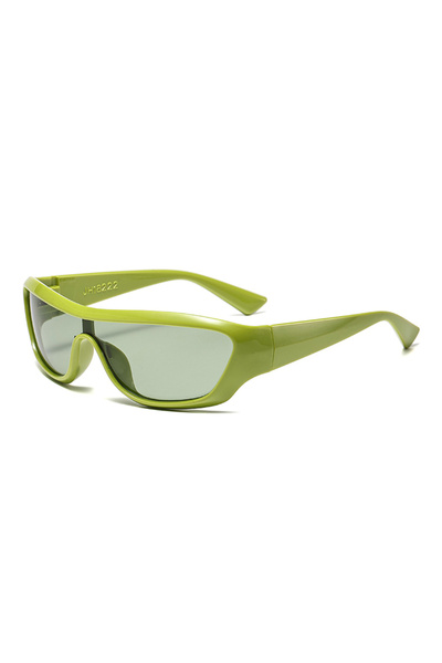 Choice5 C6 Retro Fashion One Piece Sunglasses Women Men Trend Luxury Brand De...