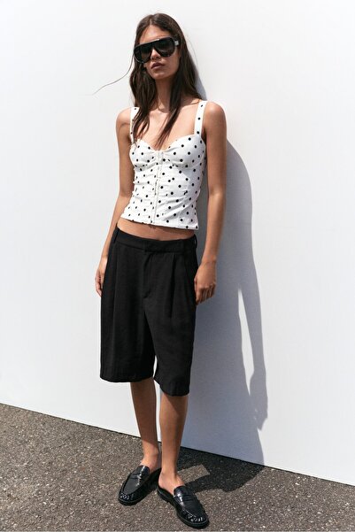 Pull & Bear Pensli uzun bermuda
