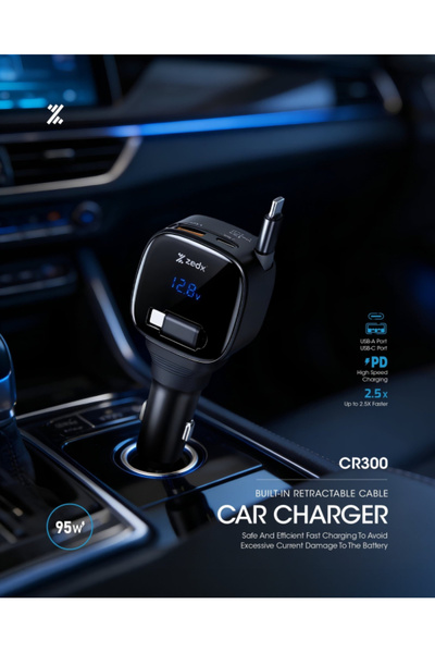 ZEDX CR300 95W Car Charger