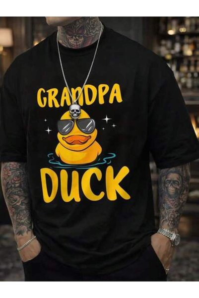 9JY تي شيرت رجالي من GRANDPA DUCK، ملابس رجالية للعطلات، الرابع من يوليو، تي ...