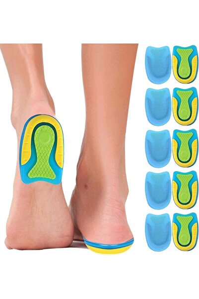 HXD Zoomlion 4 Pairs Silicone Gel Heel Cushions for Men & Women – Shock Absor...