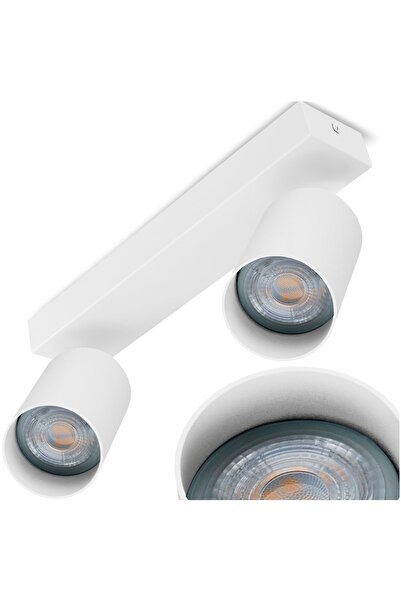 Lumiled Plafonieră SPOT TUBA cu reflector halogen, corp de iluminat 2x GU10 T...
