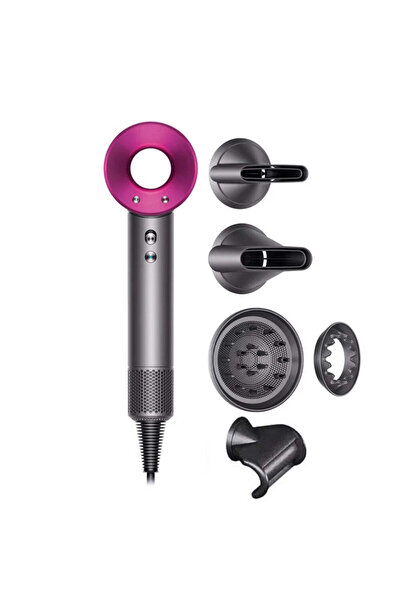 Generic Kit uscător de păr multifuncțional, 3 viteze, 5 capete interschimbabi...