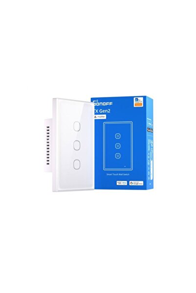 Sonoff Intrerupator wireless smart T6-3C-120M, 3 canale, 240V, 10A, WiFi