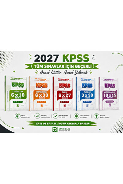 Bigelio Yayıncılık 2027 KPSS GYGK Tüm Dersler 31 Deneme QR Çözümlü ( Tarih - ...