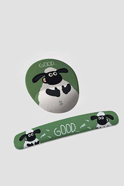 Flipped Mee Good Bilek Destekli Mousepad ve Klavyepad