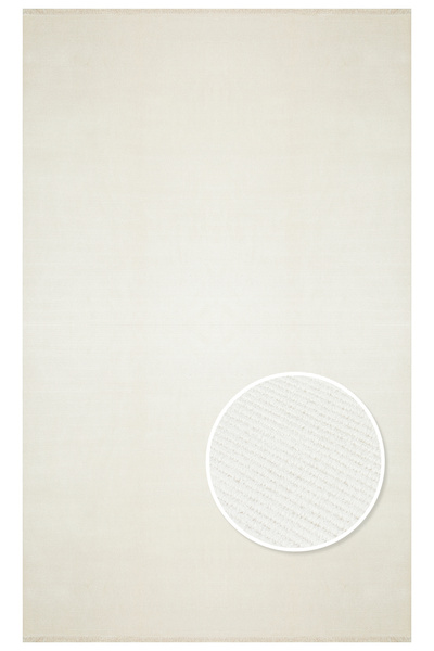 Neşem Halı Boutique EKO HALI Napoli NAP 01 Cream Viskon ve Polyester ile Üret...