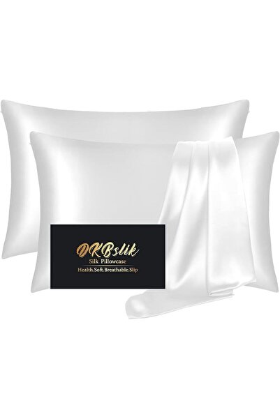 GENERAL Silk Pillowcase for Hair and Skin, Mulberry Silk Pillow Cases Queen S...