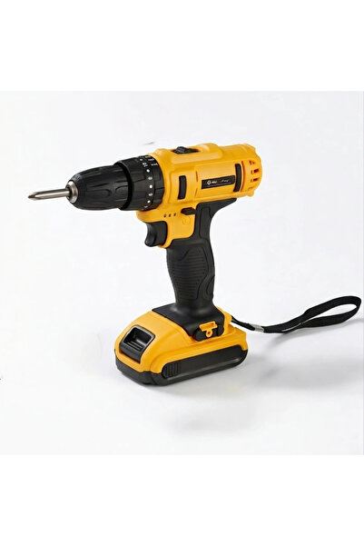Generic 21V Cordless Drill with 2 Batteries and 24-Piece Accessory Kit - Hi M...