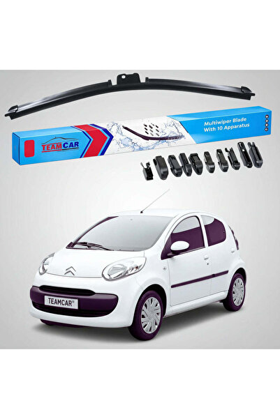 TEAMCAR Windshield wipers Citroën C1 Gen I B0 Hatchback 2005-2014 | Front Fla...