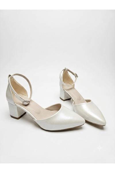 ereskiga Women's Evening Dress Heeled Wedding Dress Shoes 6 cm