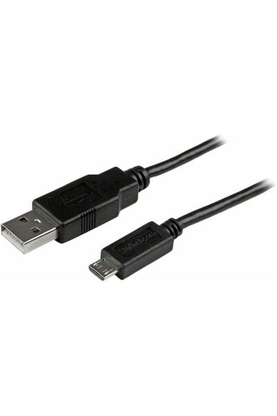 startech Καλώδιο USB 2.0 σε micro USB, κανονικό, 1μ (USBAUB1MBK)