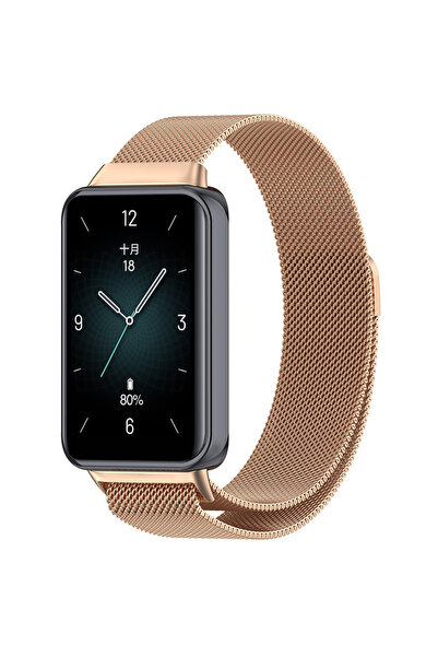 Techsuit Λουράκι ρολογιού (W009) Honor Band 9 Ροζ χρυσό