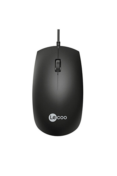 LENOVO Lecoo MS100 USB Kablolu 1000DPI 3 Tuşlu Optik Mouse Siyah