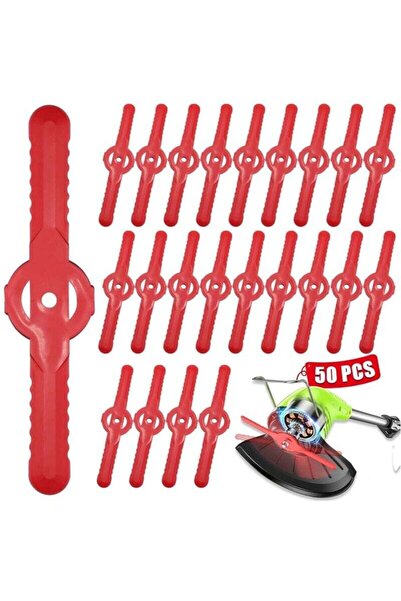 STARSTAR 50 plastic mower blades, 135mm, for cordless mowers, lawns/gardens/o...