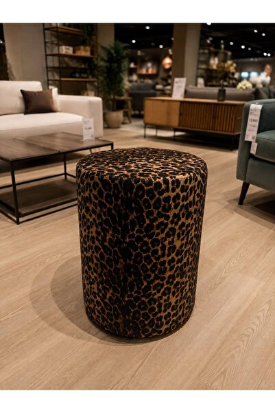Akse Design Leopar Desen Puf