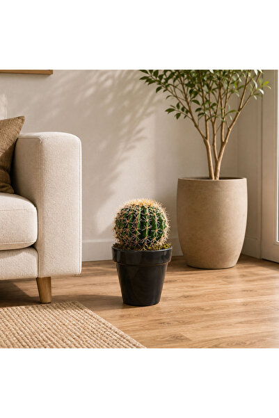 Dekorsende Artificial Golden Barrel Cactus 35 cm