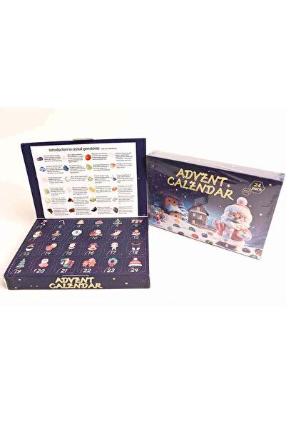 craftmystic Calendar Advent cu Pietre Naturale - Bucurie si Magie de Craciun