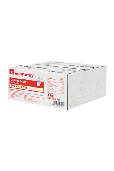 Economy TGE Sugar alb 200 buc. x 5 g