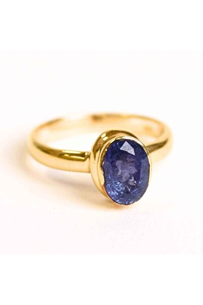 craftmystic Δαχτυλίδι από ασήμι 925 επιχρυσωμένο 18K με οβάλ φεγγαρόπετρα