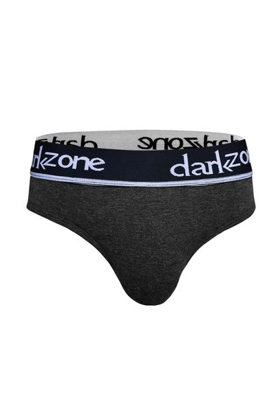 darkzone Men's Anthracite Cotton Elastic Slip Underpants