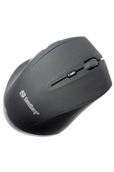 Sandberg Mouse optic wireless 630-06, 1600 DPI, USB, Negru