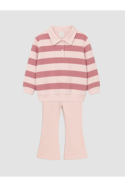 LC Waikiki Esvab • Modern & Stylish Striped Baby Girl Set