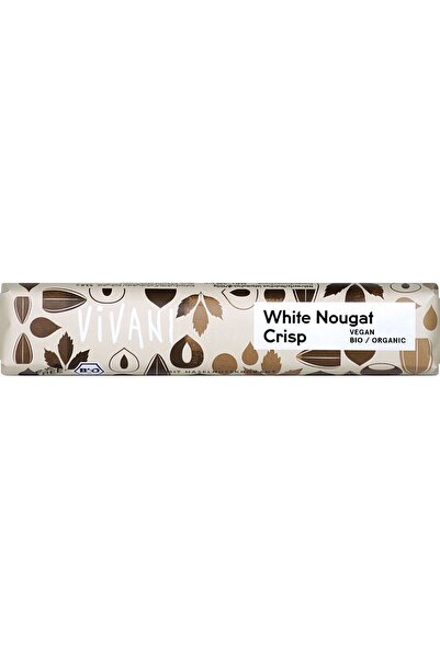 Vivani Baton alb crocant cu alune si unt de cacao,