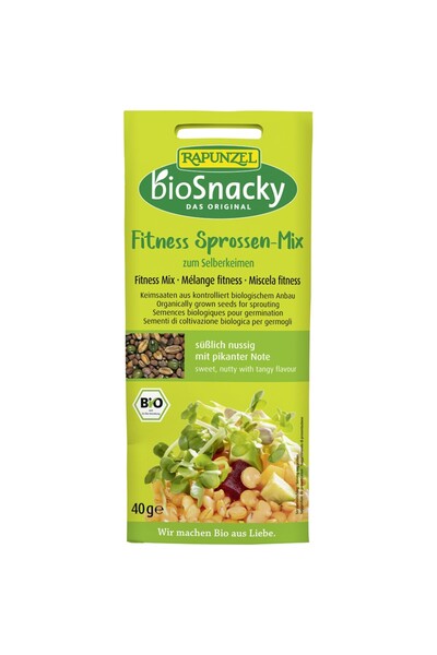 BioSnacky Rapunzel Amestec organic de semințe pentru germinare, 40g