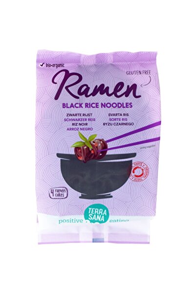 Terrasana Tăiței Ramen din Orez Negru, Bio, Fără Gluten, 280g