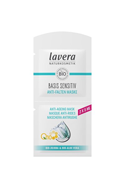 Lavera Mască anti-rid cu Coenzima Q10, jojoba bio și aloe vera bio, 10ml