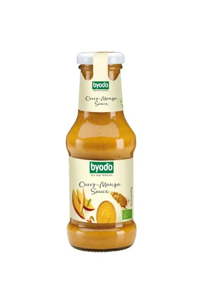 Byodo Sos curry cu mango, fără gluten, bio, 250ml